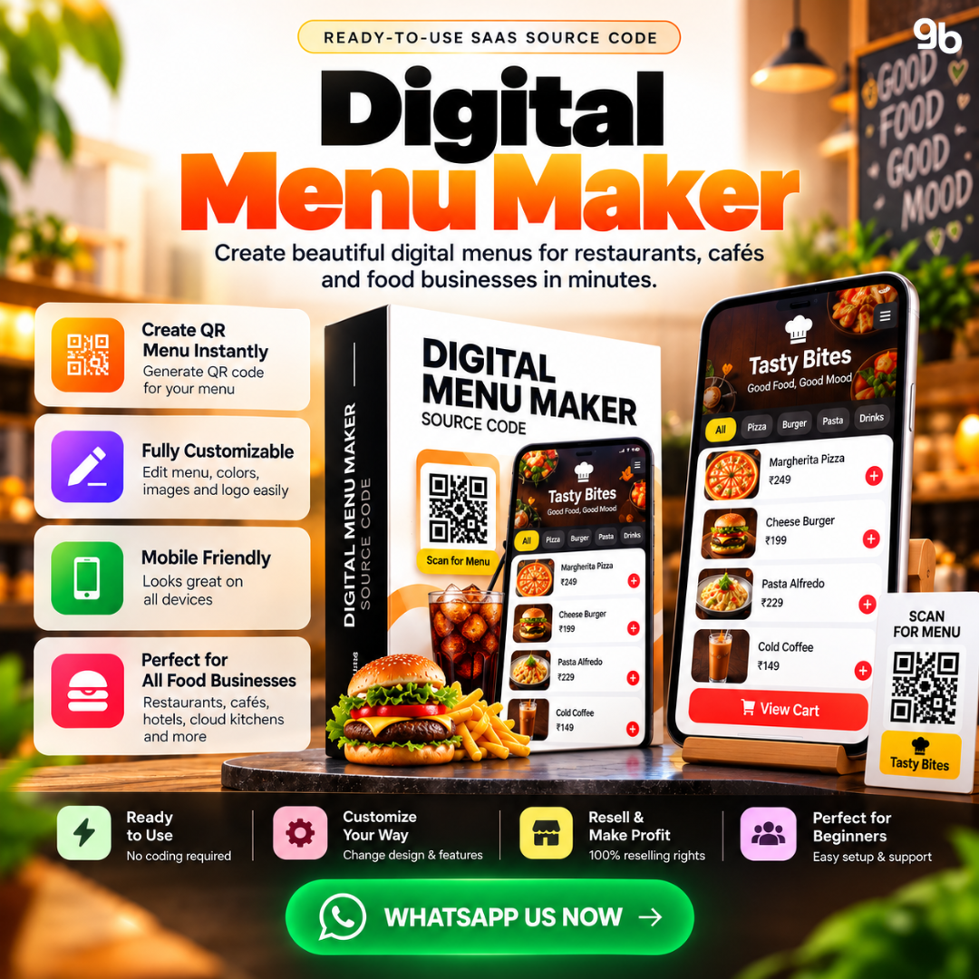 Digital Menu Maker