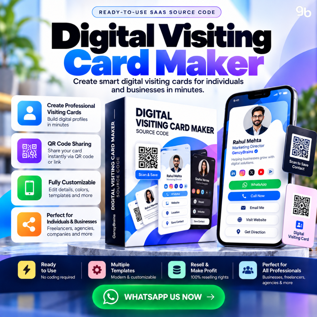 Digital Visiting Card Maker
