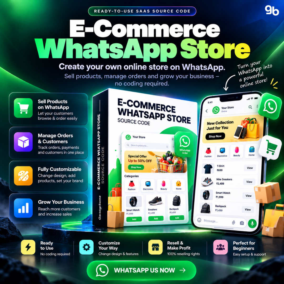 E-Commerce WhatsApp Store